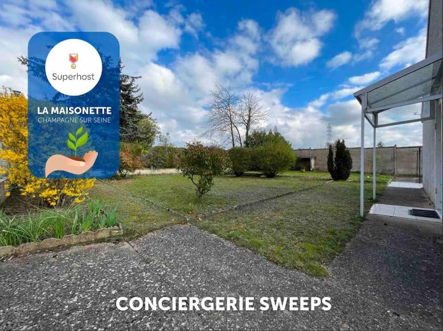 Maisonnette - Jardin Exterieur Champagne-sur-Seine Екстериор снимка